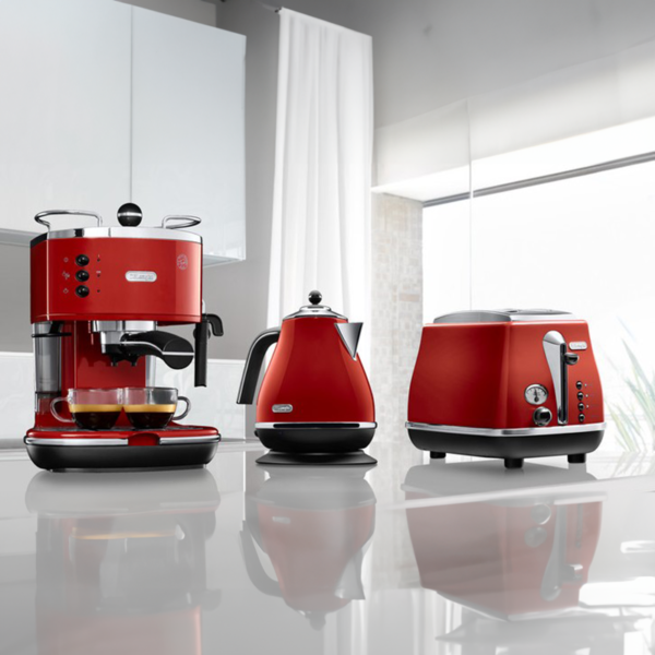 DELONGHI ESPRESSO CAPPUCINO ICONA RED Hajj Electronics