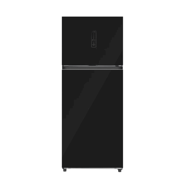 HISENSE FRIDGE 2 DOORS 26CFT GLASS BLACK