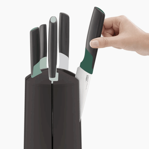 JOSEPH JOSPEH 5-PIECE KNIVES CAROUSEL